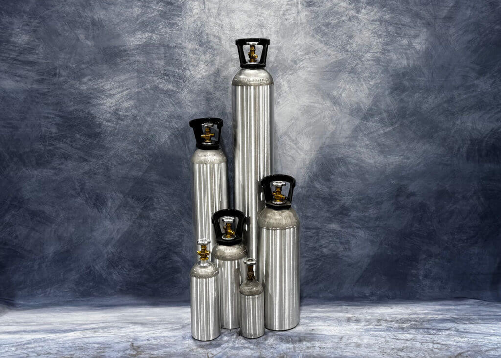 Aluminum Industrial and Specialty Gas Cylinders